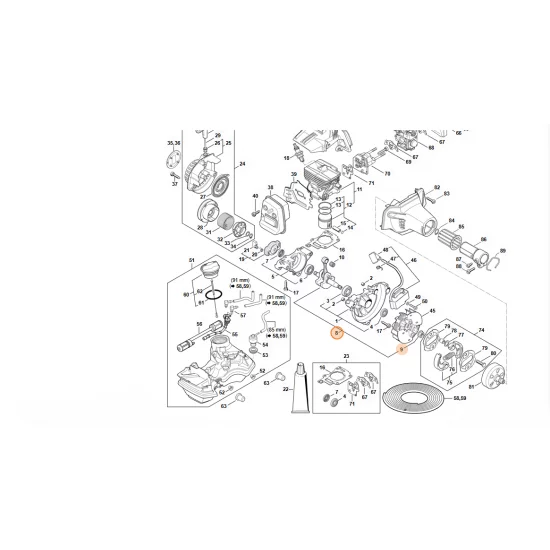 STIHL  Wał korbowy 4149 030 0403